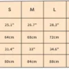 Panty Size Chart for Women